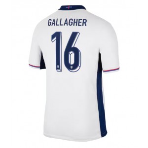 Fotbalové Dres Anglie Conor Gallagher #16 Domácí Oblečení ME 2024 Krátký Rukáv